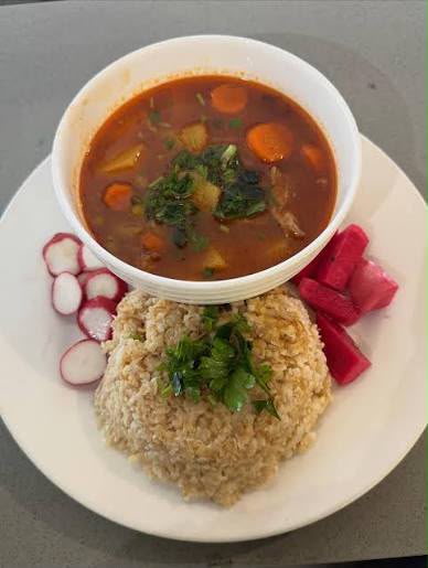 Rice and daily soup